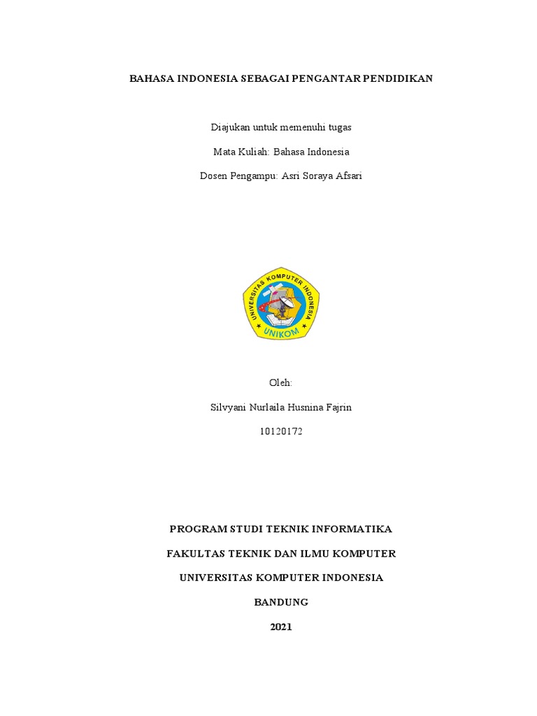 Detail Contoh Tugas Makalah Nomer 5