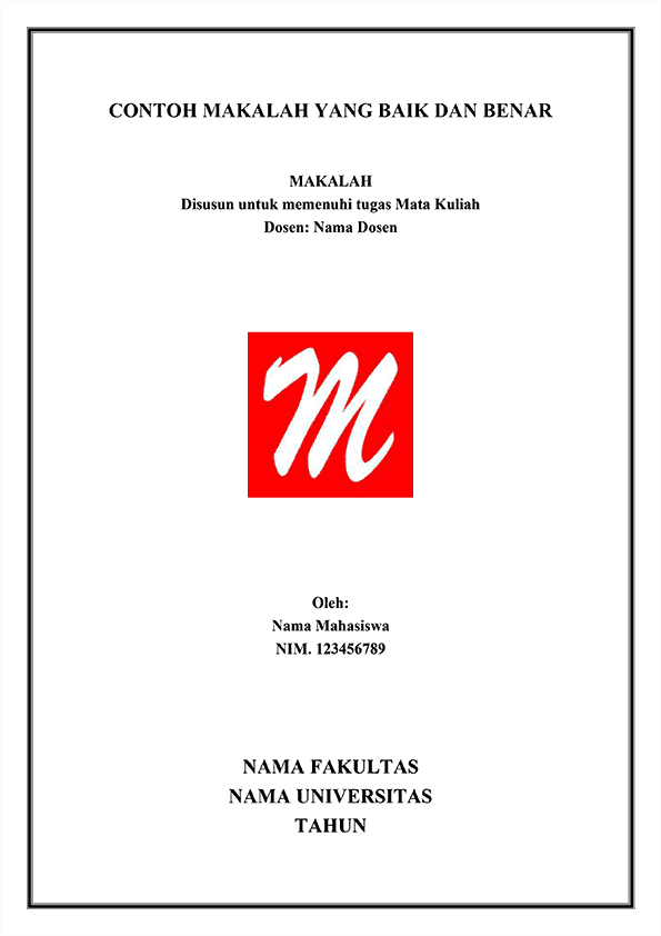 Detail Contoh Tugas Makalah Nomer 53