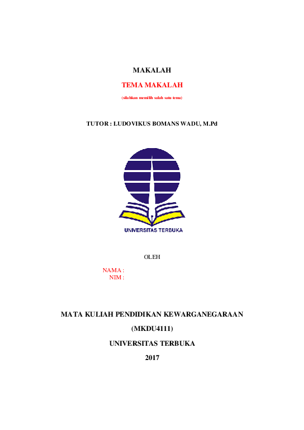 Detail Contoh Tugas Makalah Nomer 54
