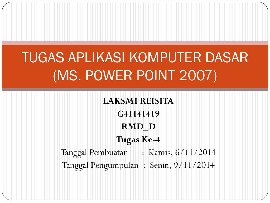 Detail Contoh Tugas Power Point Nomer 11