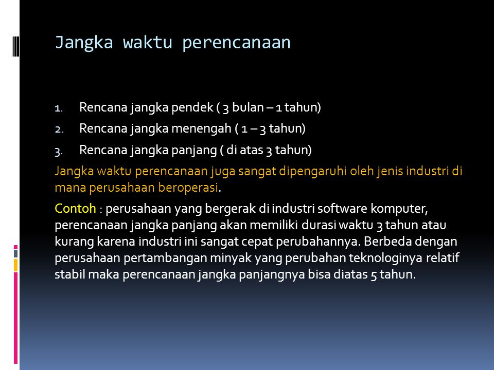 Contoh Tujuan Jangka Panjang Dan Pendek Perusahaan - KibrisPDR