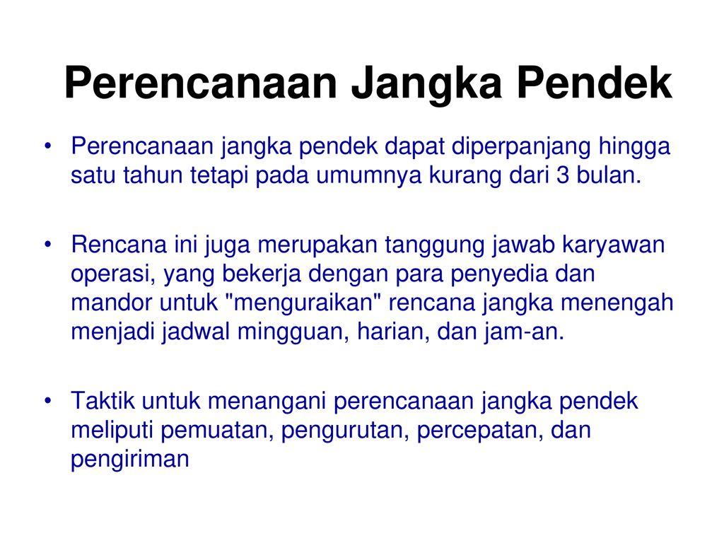 Detail Contoh Tujuan Jangka Panjang Dan Pendek Perusahaan Nomer 9