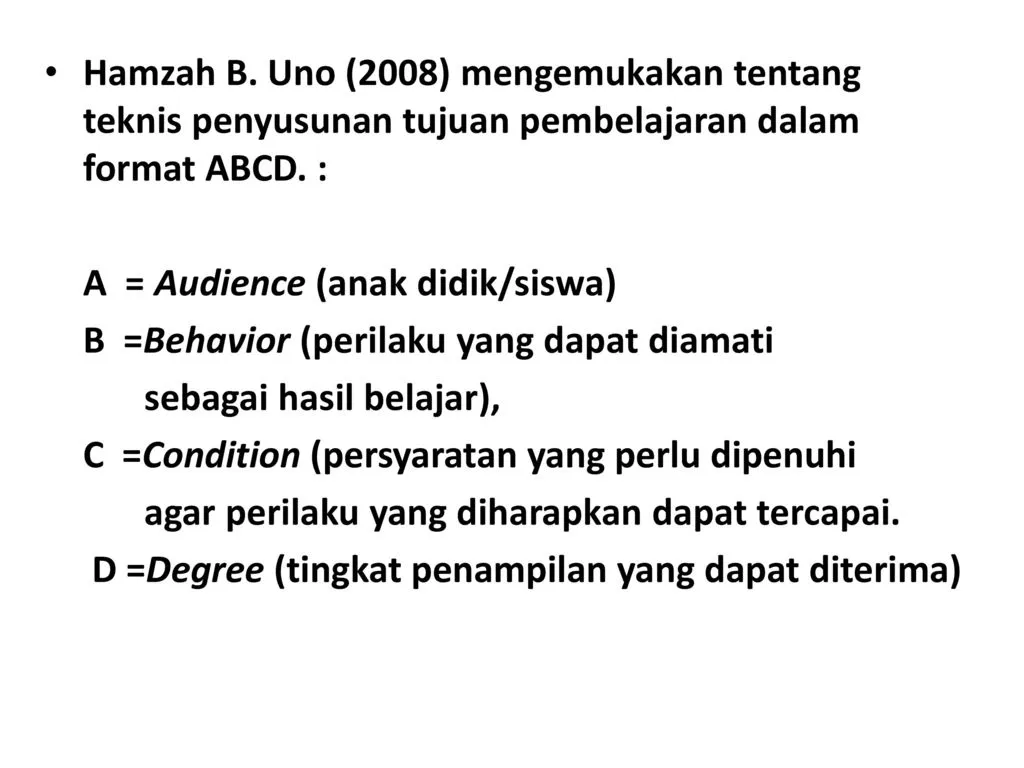 Detail Contoh Tujuan Pembelajaran Abcd Nomer 8