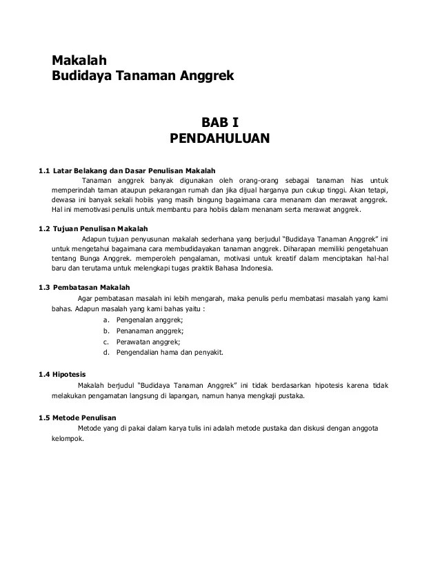 Detail Contoh Tujuan Penulisan Makalah Nomer 30