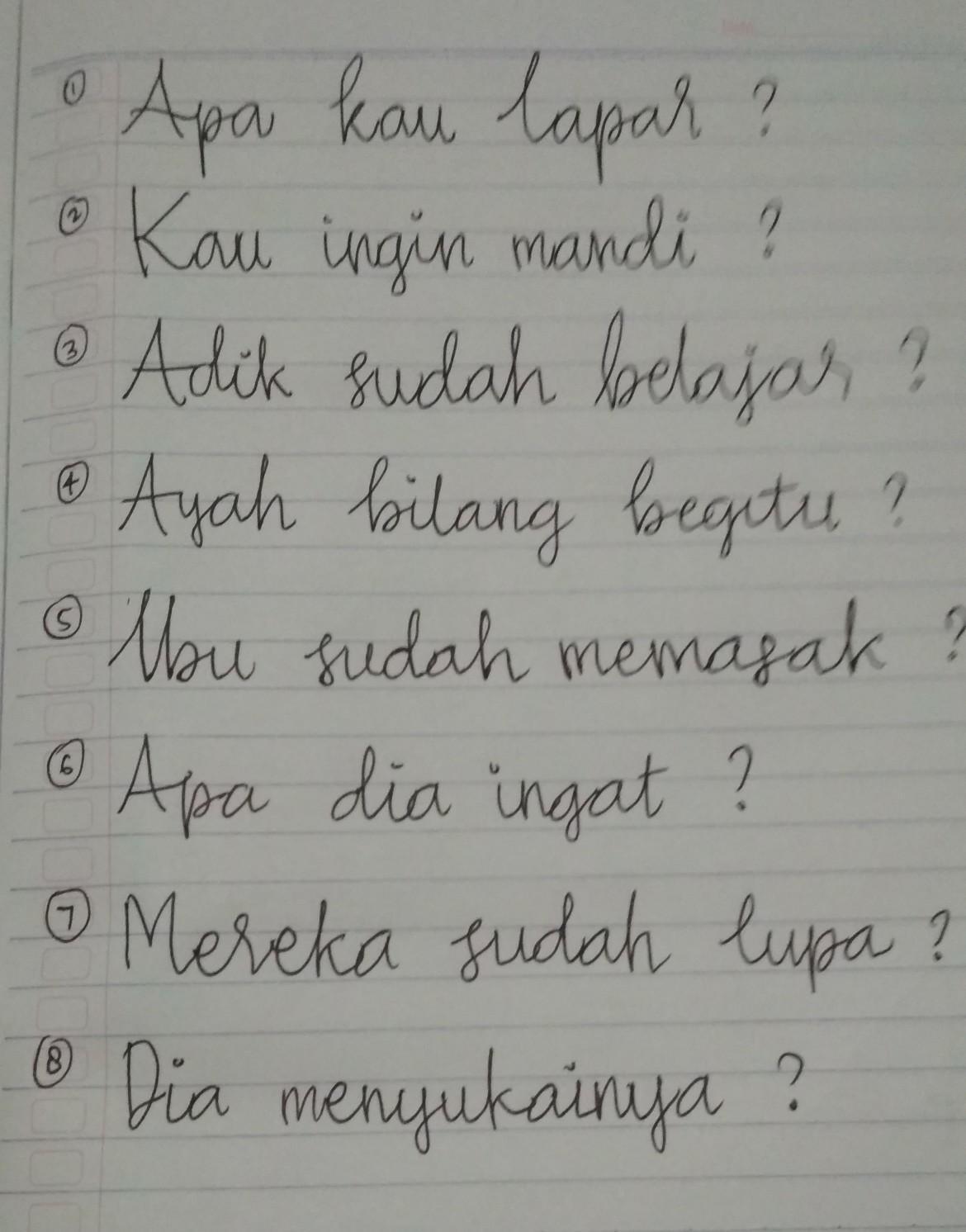 Detail Contoh Tulis Tegak Bersambung Nomer 28