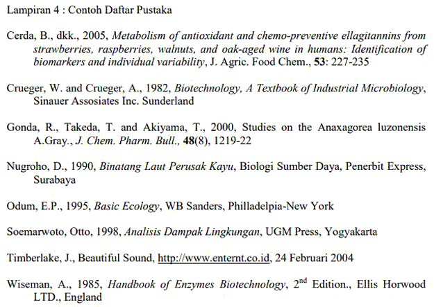 Detail Contoh Tulisan Daftar Pustaka Nomer 10