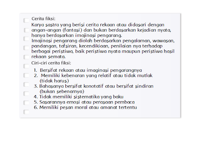 Detail Contoh Tulisan Fiksi Nomer 17