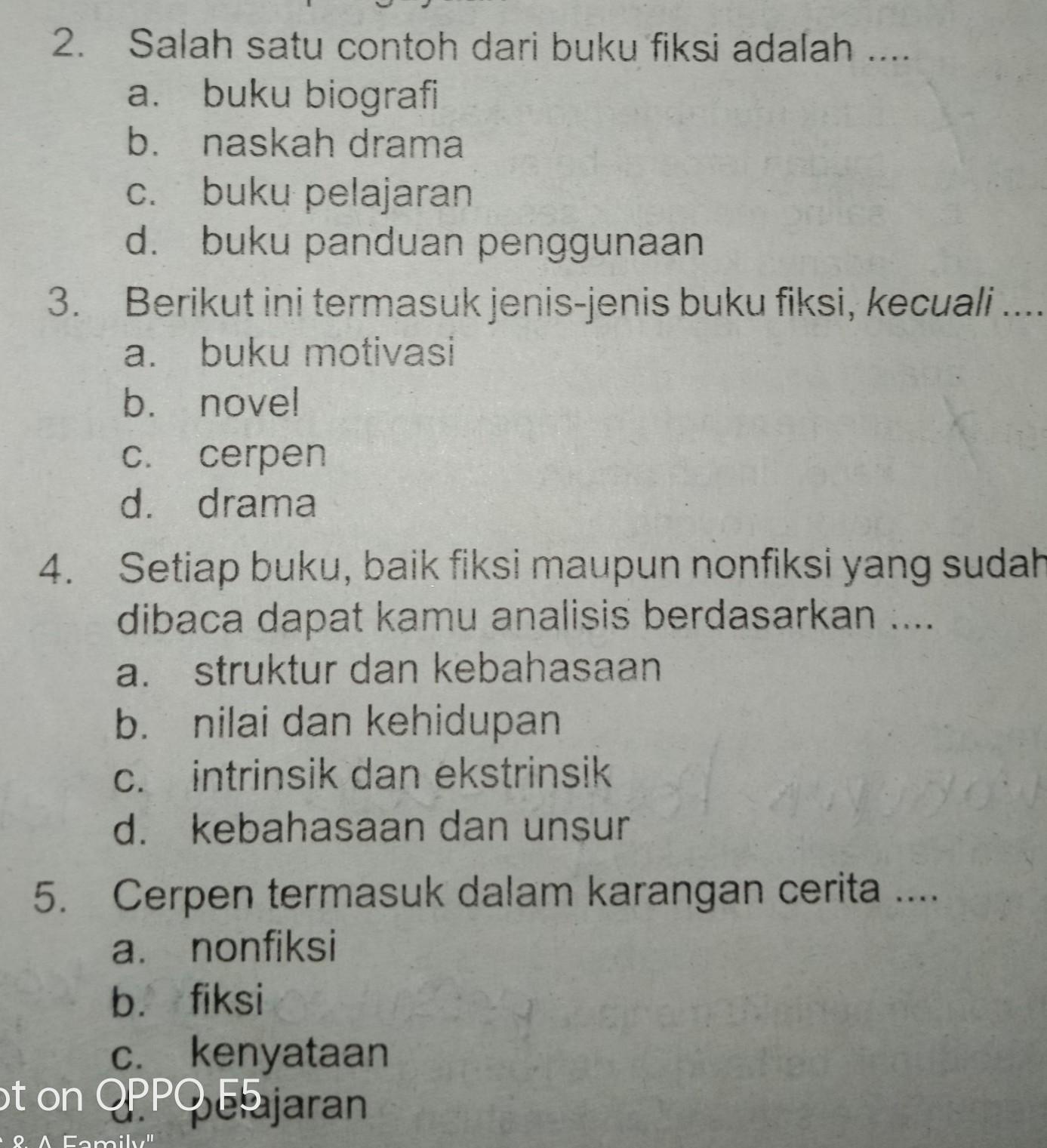 Detail Contoh Tulisan Fiksi Nomer 56