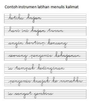 Detail Contoh Tulisan Huruf Tegak Bersambung Nomer 15