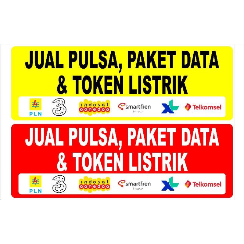 Detail Contoh Tulisan Jual Pulsa Dan Token Nomer 28