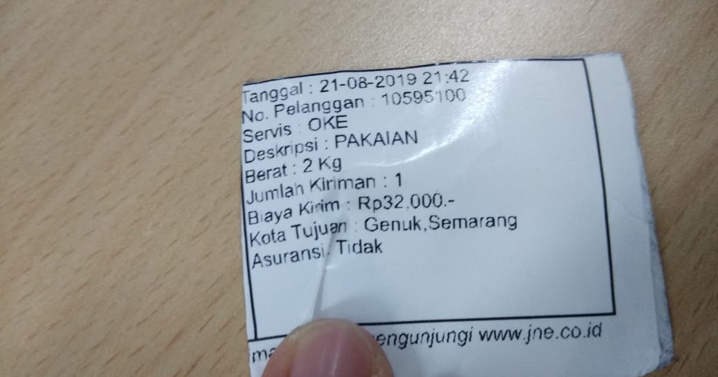 Detail Contoh Tulisan Mengirim Paket Nomer 12