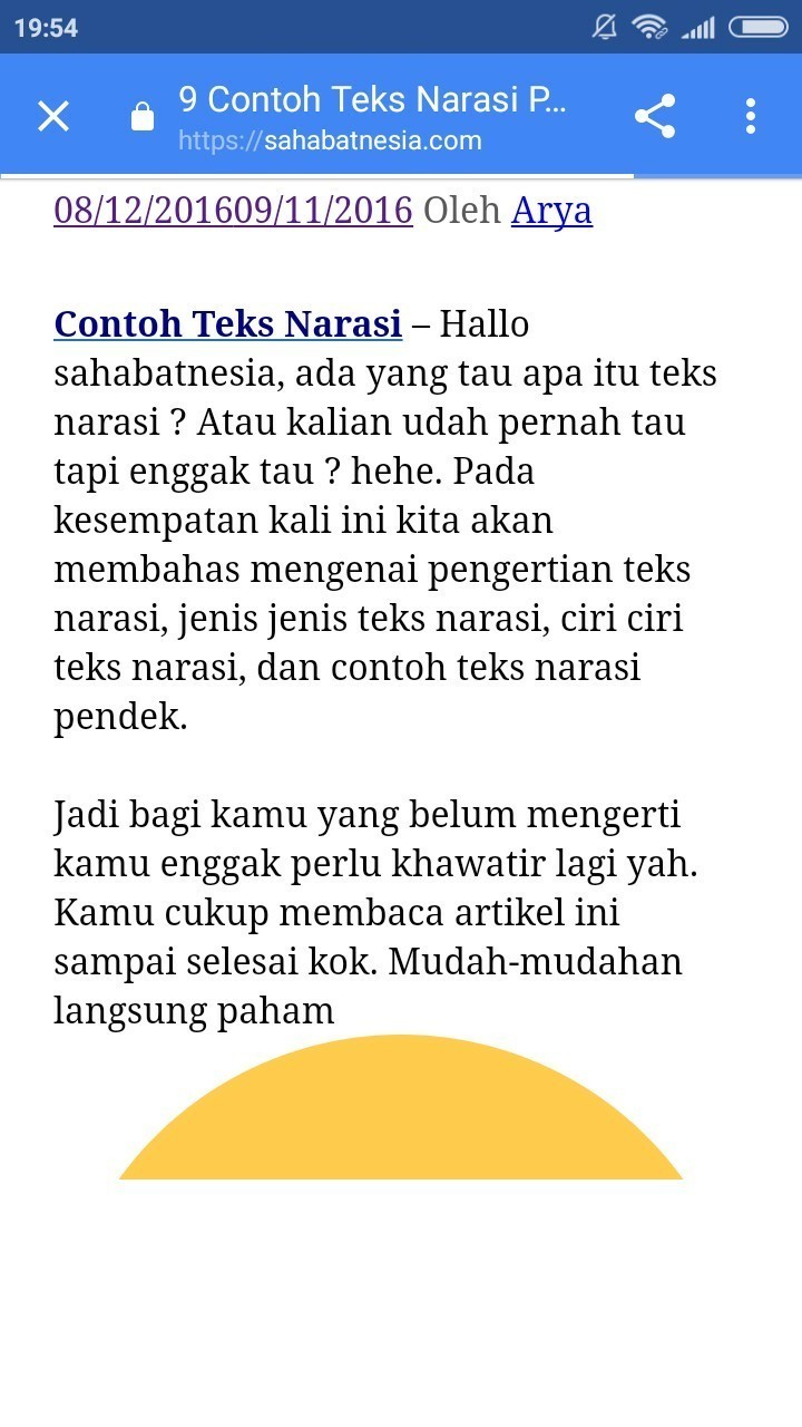 Detail Contoh Tulisan Narasi Nomer 26