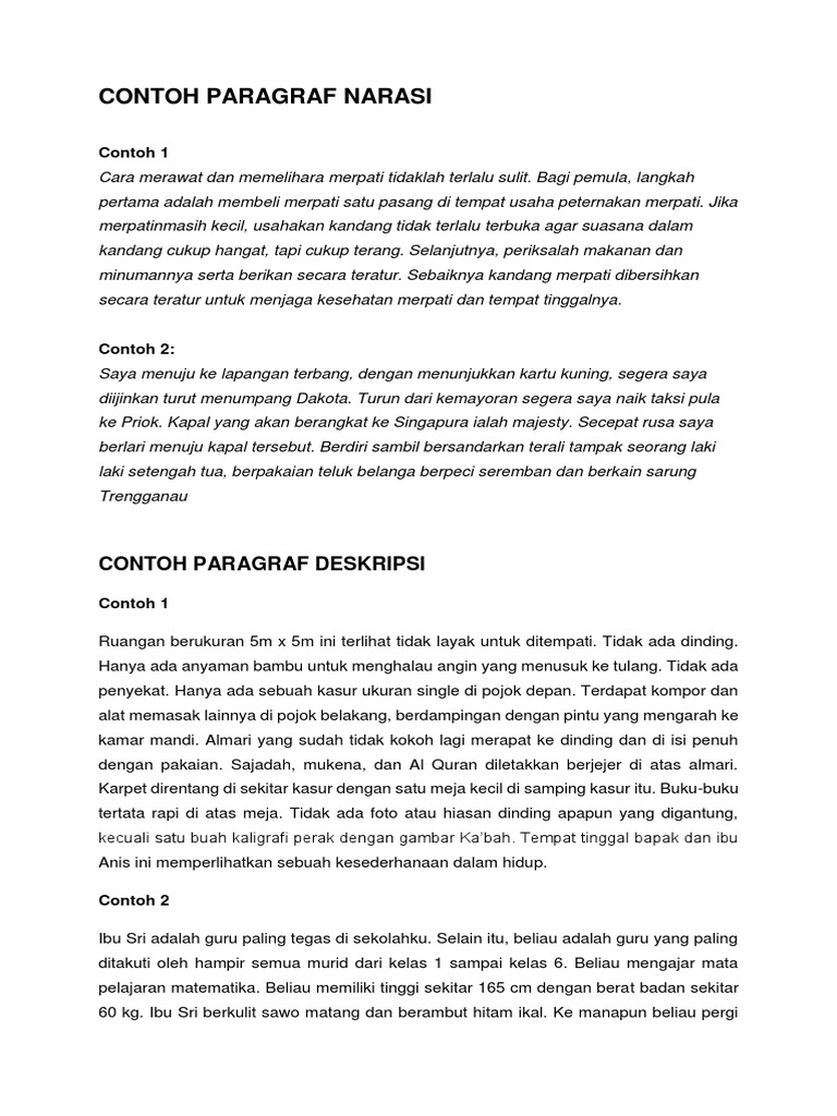 Detail Contoh Tulisan Narasi Nomer 30