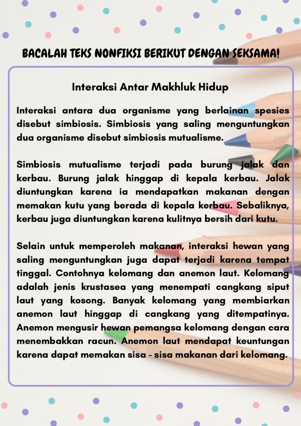 Detail Contoh Tulisan Non Fiksi Nomer 5