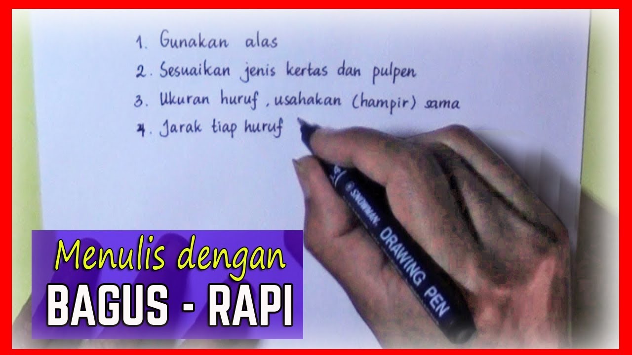 Detail Contoh Tulisan Tangan Yang Bagus Dan Rapi Nomer 33