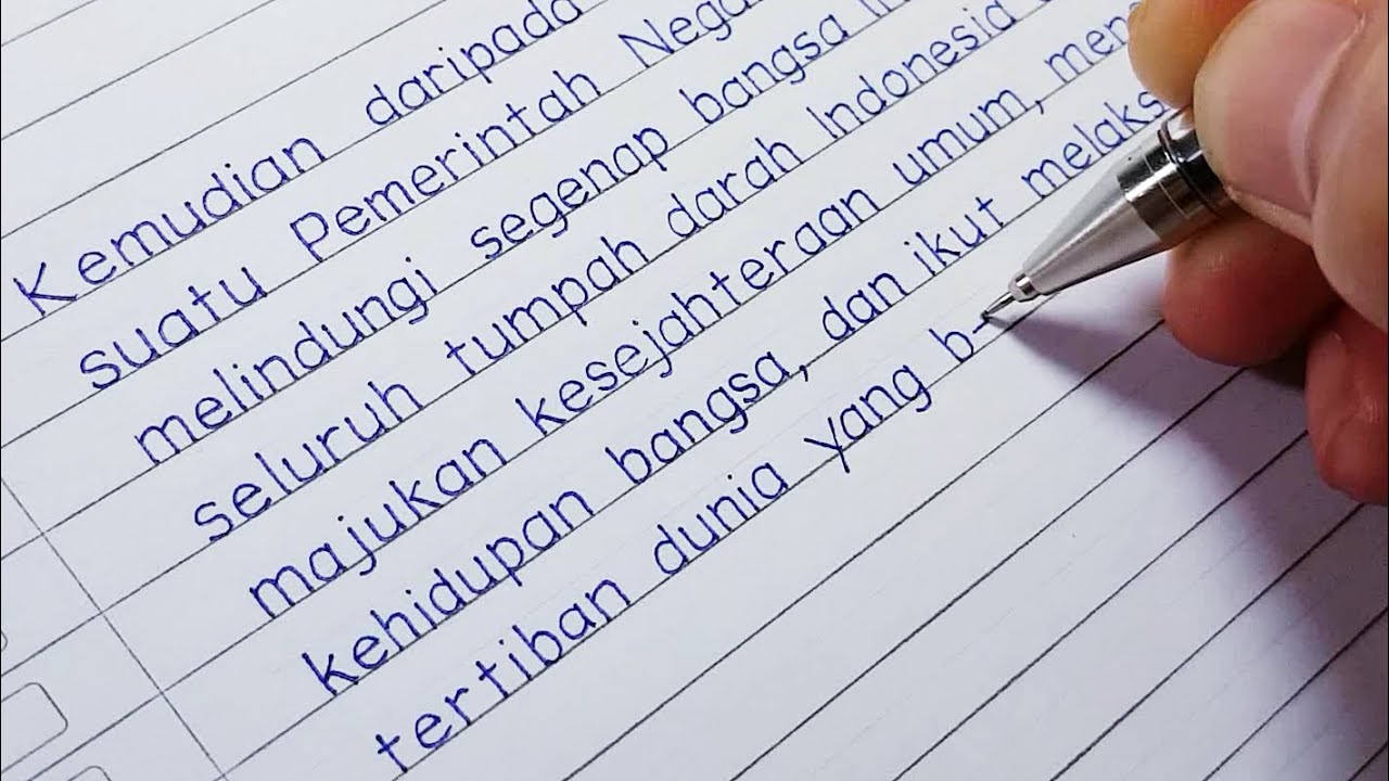 Detail Contoh Tulisan Tangan Yang Bagus Dan Rapi Nomer 10