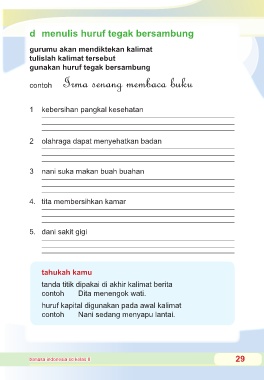 Detail Contoh Tulisan Tegak Bersambung Nomer 34