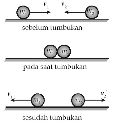 Detail Contoh Tumbukan Lenting Sempurna Nomer 25