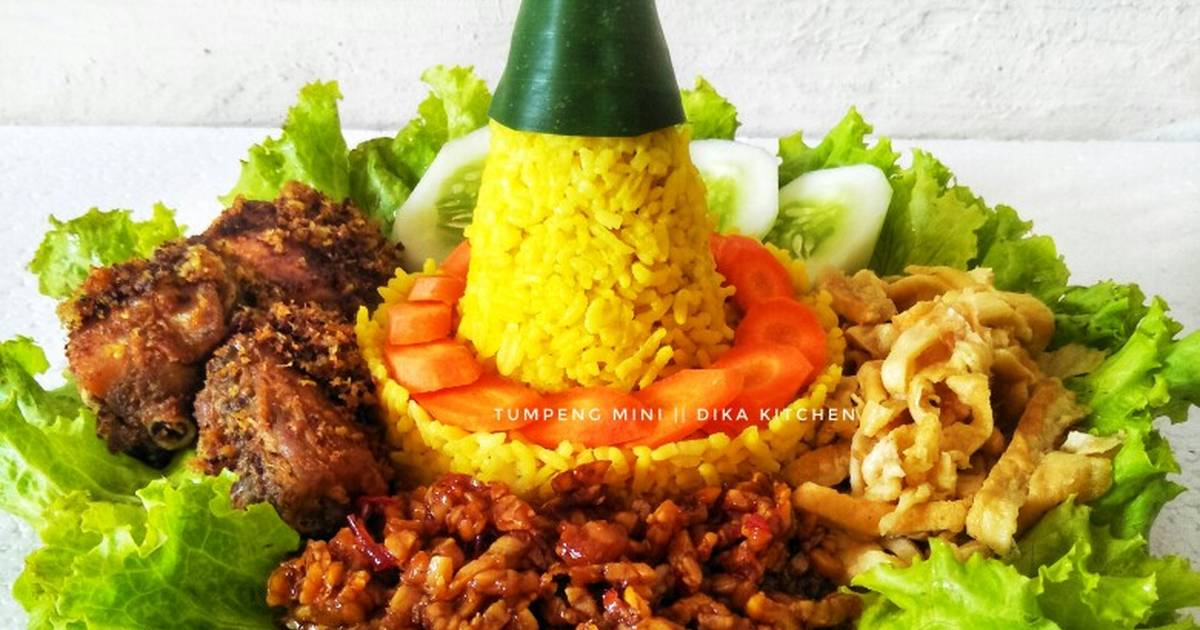 Detail Contoh Tumpeng Mini Nasi Kuning Nomer 17