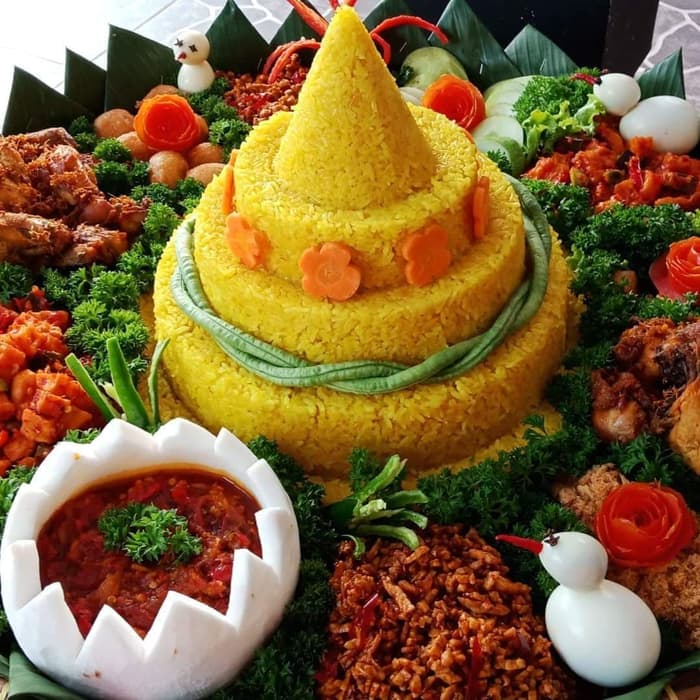 Detail Contoh Tumpeng Mini Nasi Kuning Nomer 24