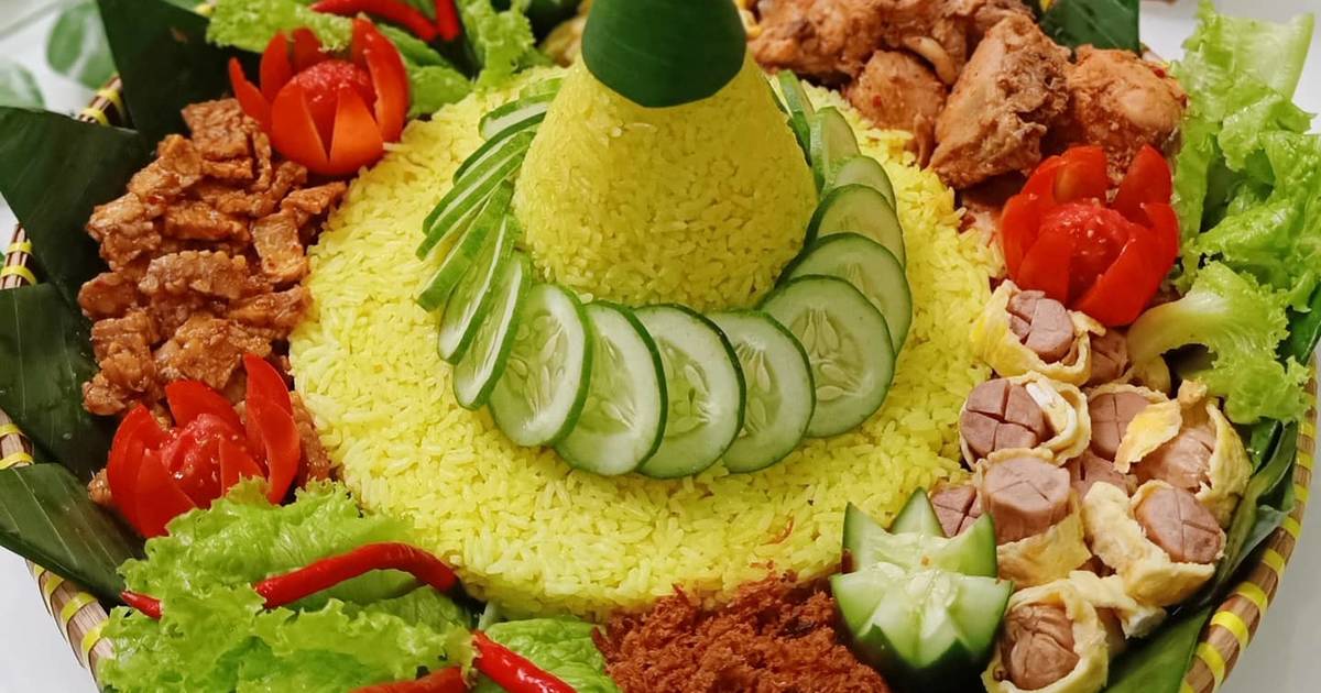 Contoh Tumpeng Nasi Kuning - KibrisPDR