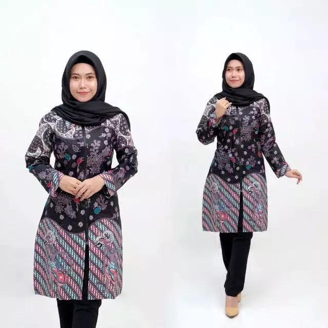 Detail Contoh Tunik Batik Modern Nomer 24