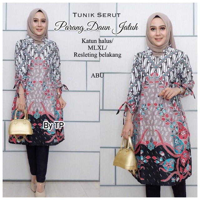 Detail Contoh Tunik Batik Modern Nomer 30