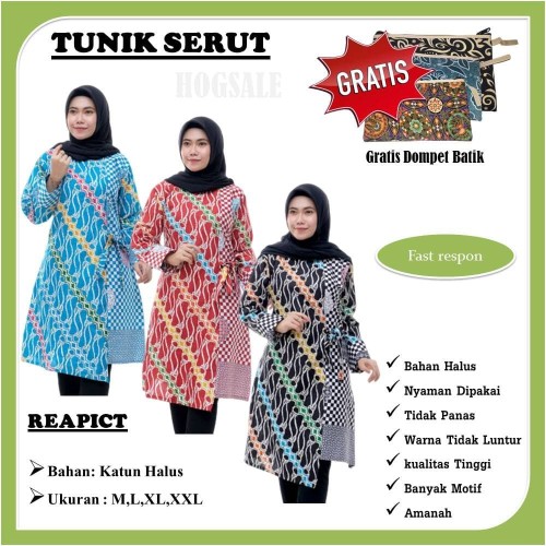 Detail Contoh Tunik Batik Modern Nomer 34