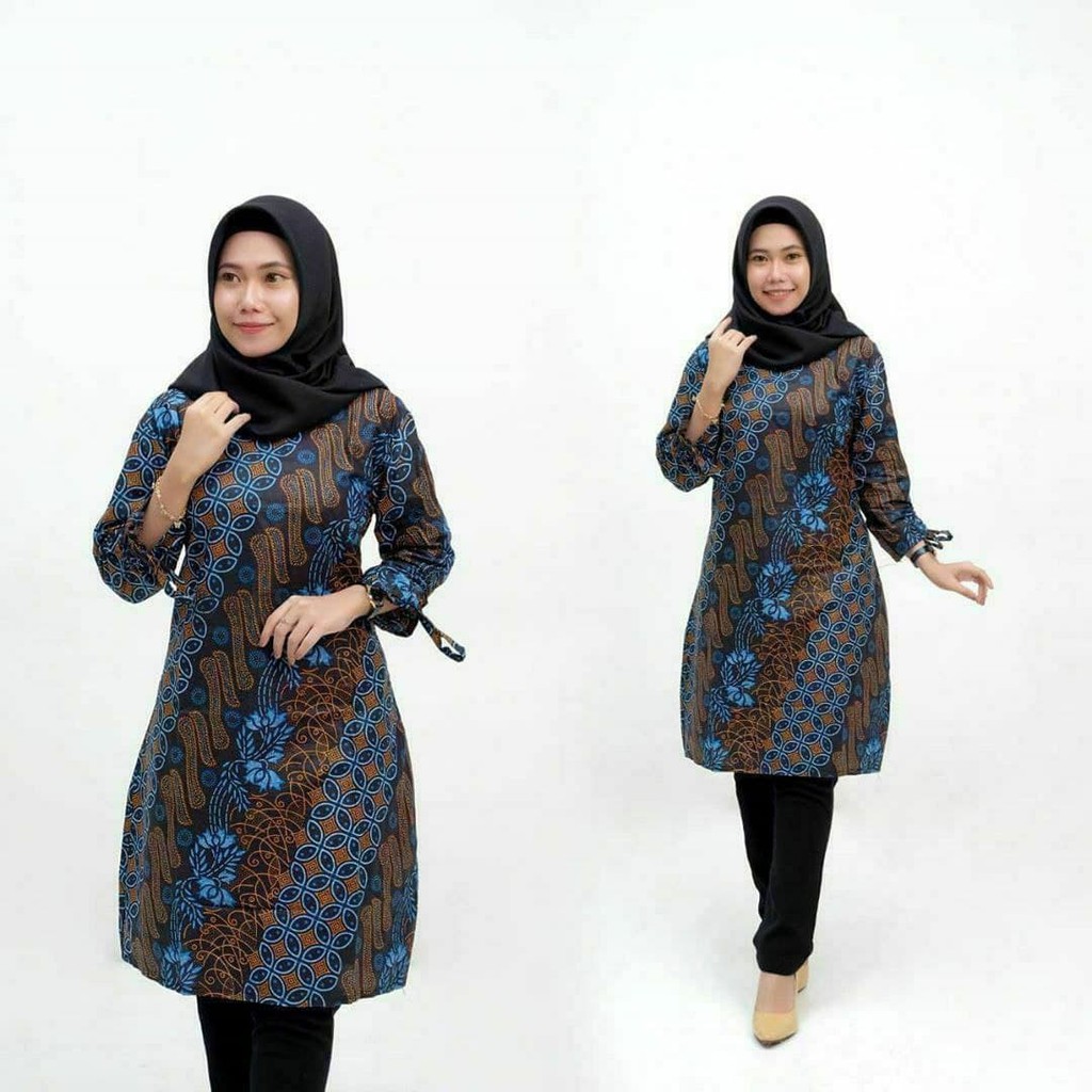 Detail Contoh Tunik Batik Modern Nomer 4