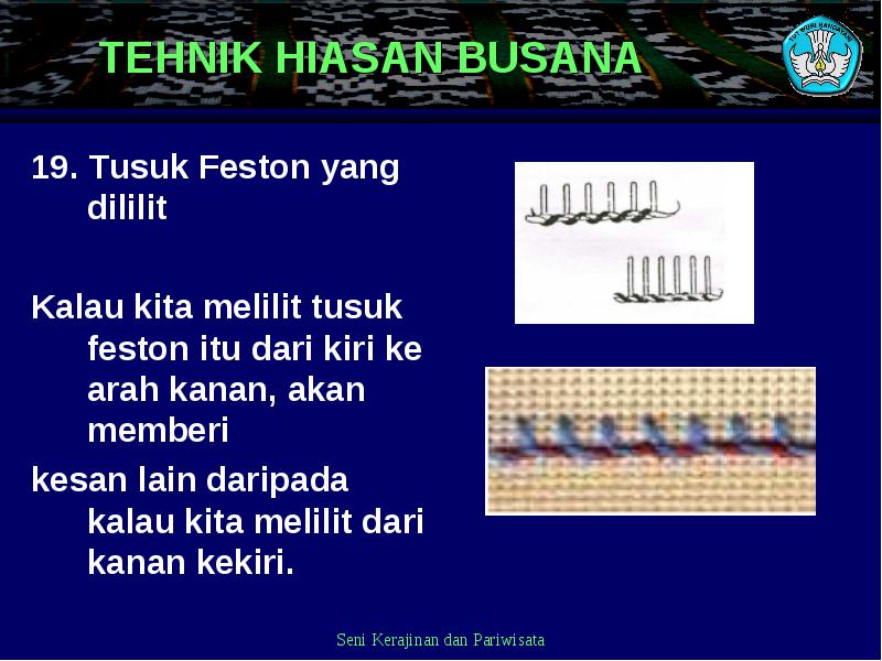 Detail Contoh Tusuk Jelujur Nomer 29