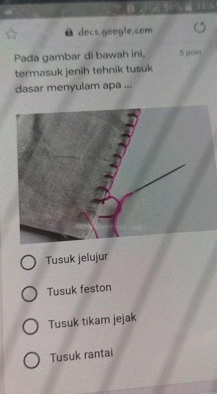 Detail Contoh Tusuk Tikam Jejak Nomer 41