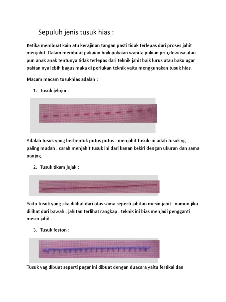 Detail Contoh Tusuk Tikam Jejak Nomer 49