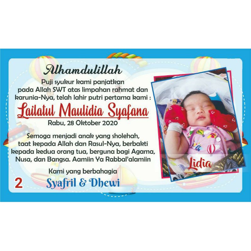 Detail Contoh Ucapan Selapan Bayi Nomer 10