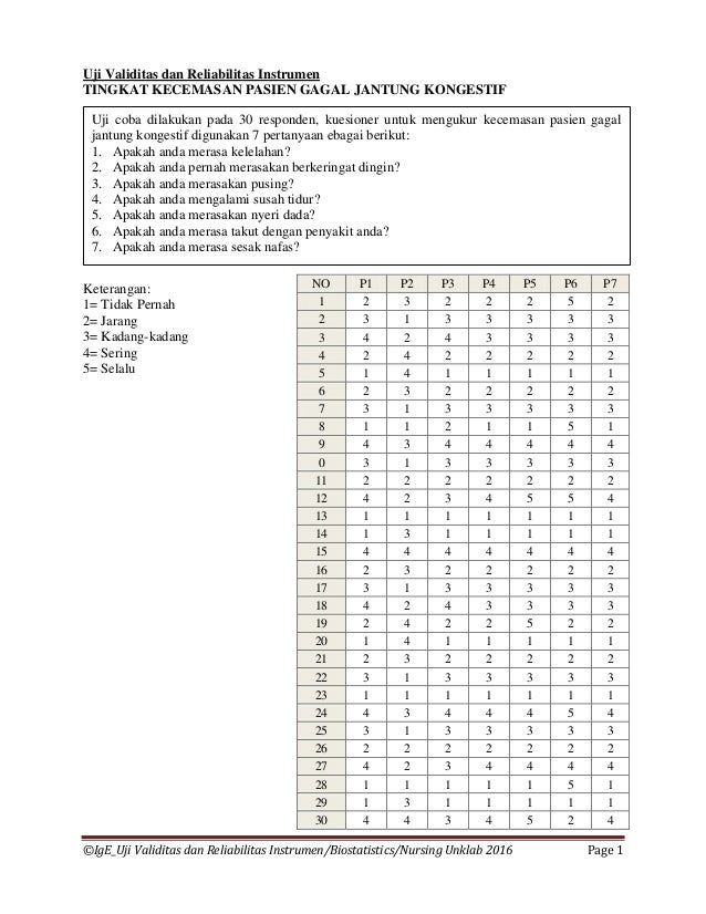 Detail Contoh Uji Reliabilitas Nomer 19