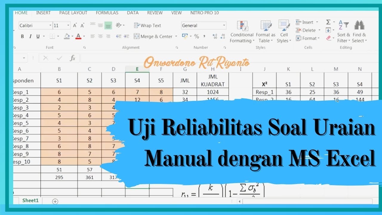 Detail Contoh Uji Reliabilitas Nomer 39