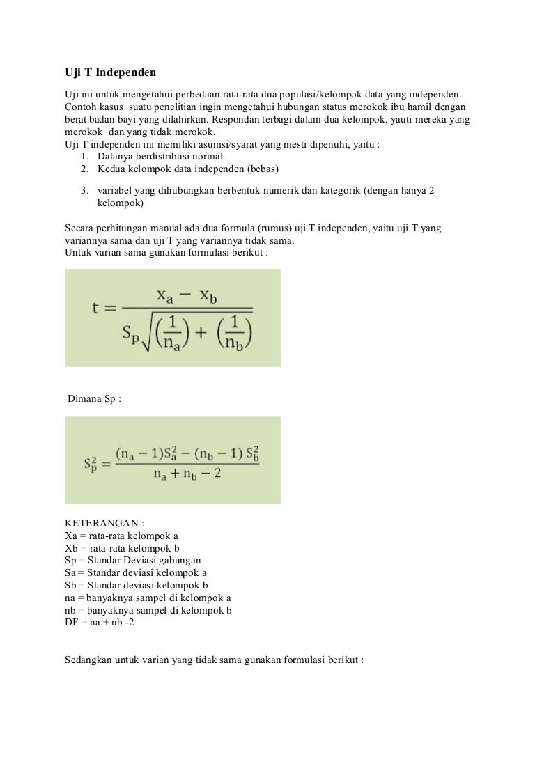 Detail Contoh Uji T Nomer 30