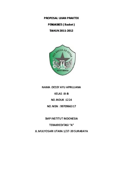 Detail Contoh Ujian Proposal Nomer 5