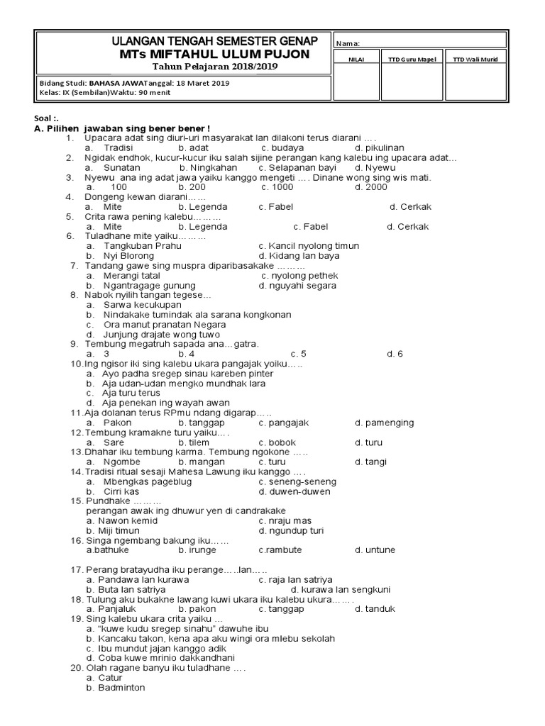 Detail Contoh Ukara Pamenging Nomer 15