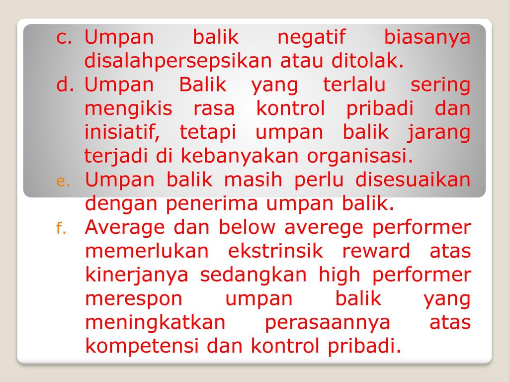 Detail Contoh Umpan Balik Positif Nomer 25