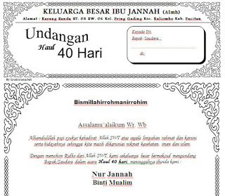 Detail Contoh Undangan 40 Hari Bayi Nomer 21