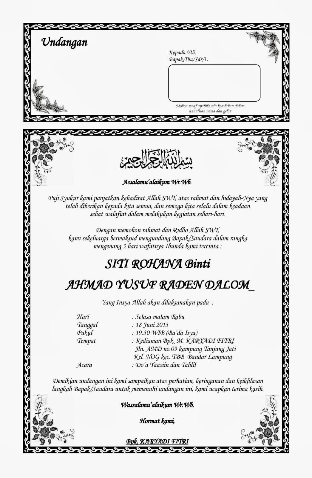 Detail Contoh Undangan 40 Hari Bayi Nomer 39
