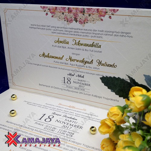 Detail Contoh Undangan Akad Nikah Dan Resepsi Nomer 26