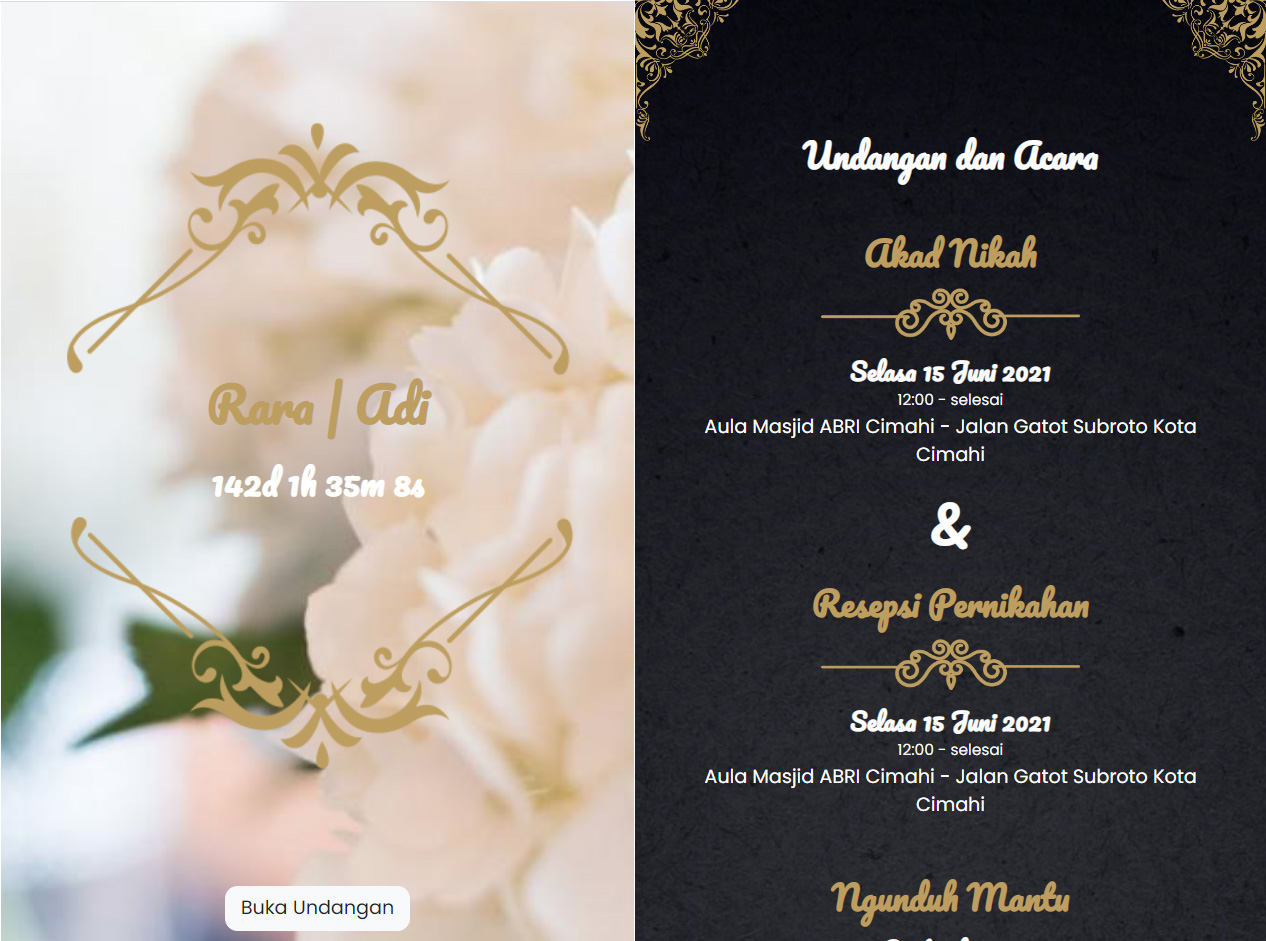 Detail Contoh Undangan Akad Nikah Saja Nomer 16