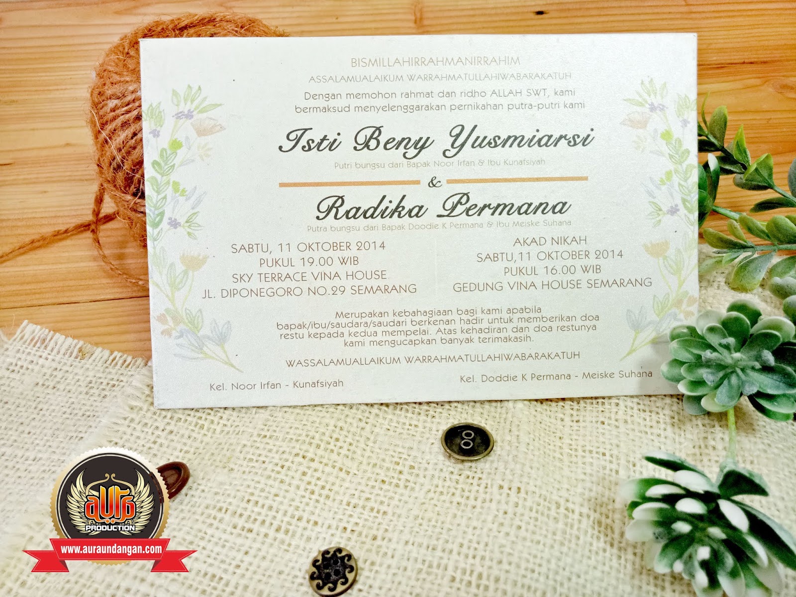 Detail Contoh Undangan Akad Nikah Saja Koleksi Nomer 44