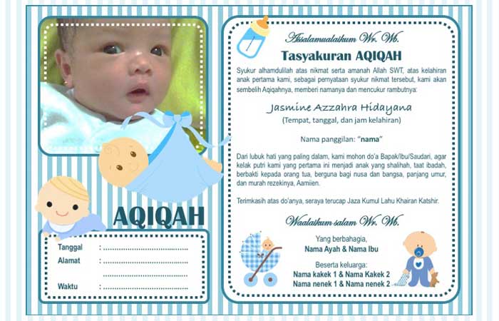 Detail Contoh Undangan Aqiqah Yang Bisa Di Edit Nomer 5