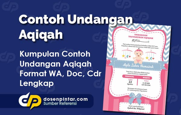 Detail Contoh Undangan Aqiqahan Nomer 38