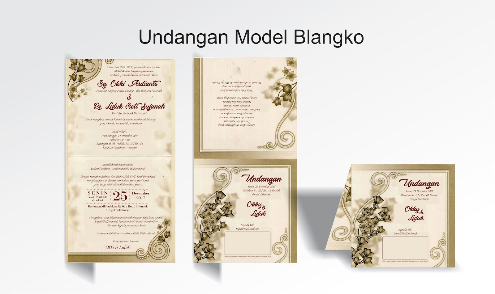 Detail Contoh Undangan Blangko Nomer 8