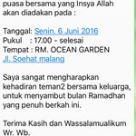 Detail Contoh Undangan Buka Bersama Whatsapp Nomer 27