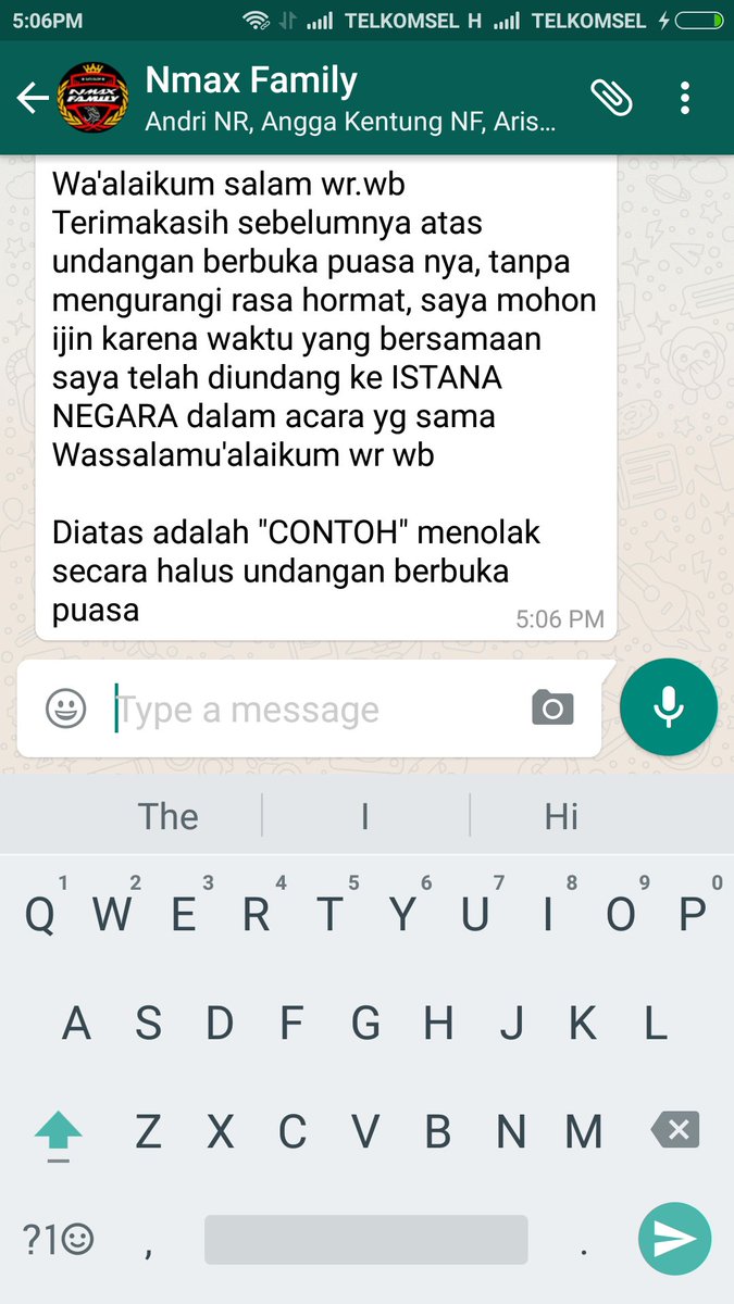 Detail Contoh Undangan Buka Bersama Whatsapp Nomer 44