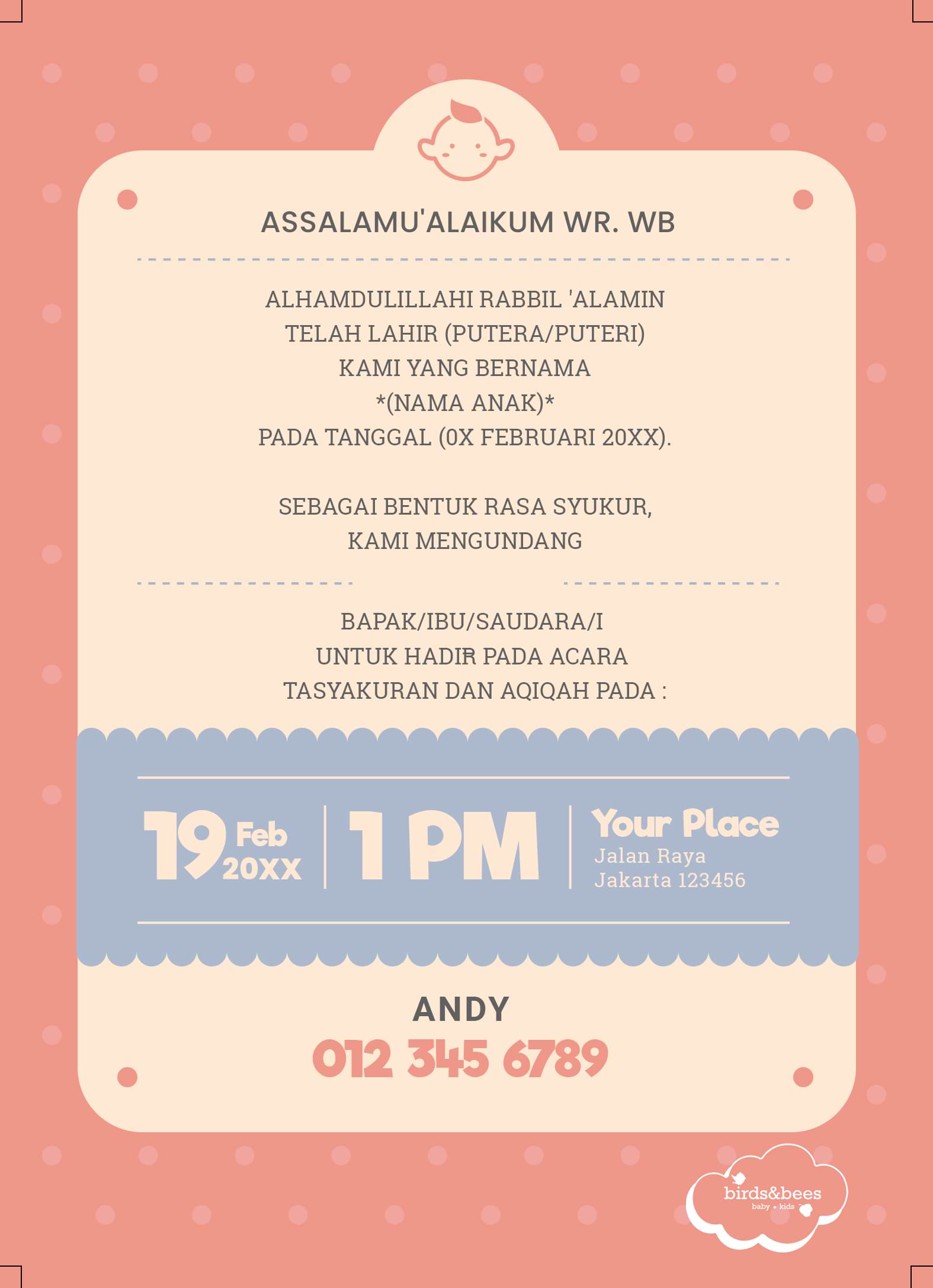 Detail Contoh Undangan Gunting Rambut Koleksi Nomer 29